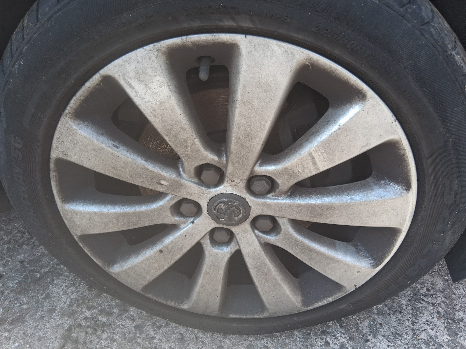 2013 VAUXHALL ASTRA J ESTATE 17 INCH ALLOY WHEEL WITH TYRE 225/50R17