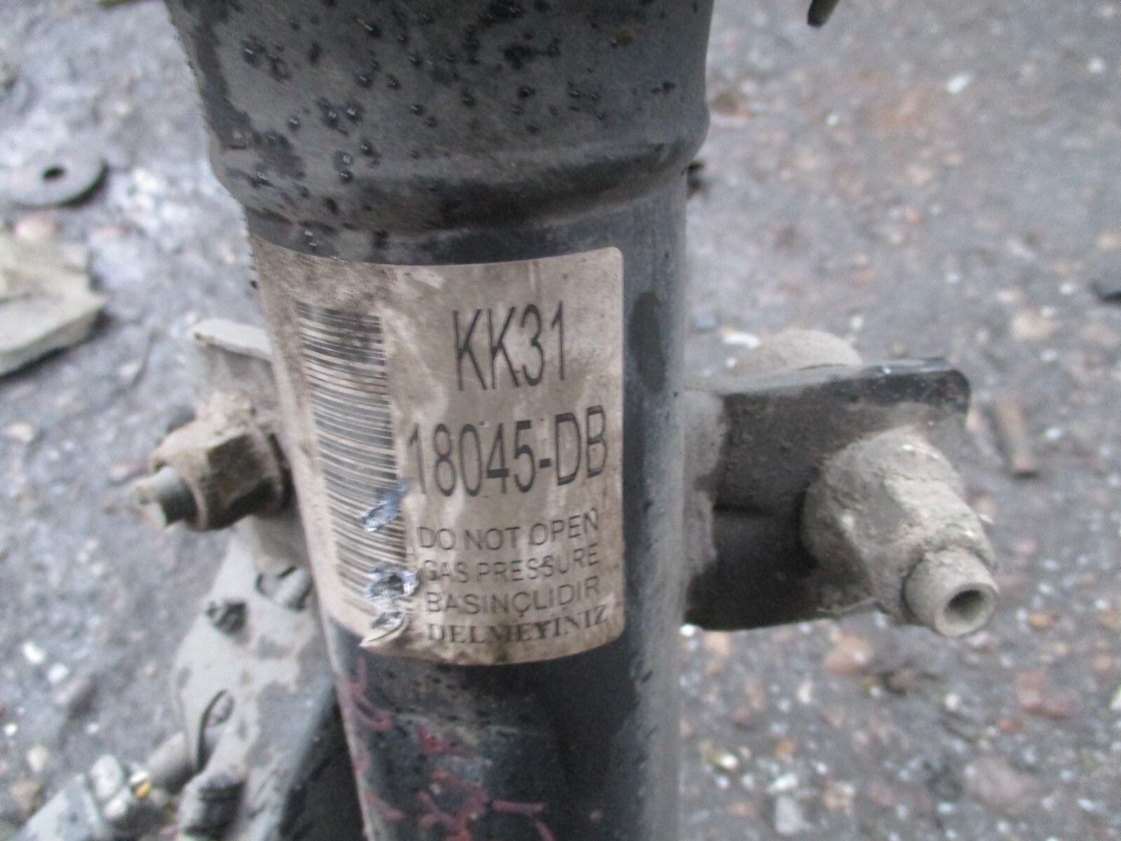 2021 FORD TRANSIT MK8 2.0 TDCI NS PASSENGER SIDE SIDE SHOCK ABSORBER KK3118045DB