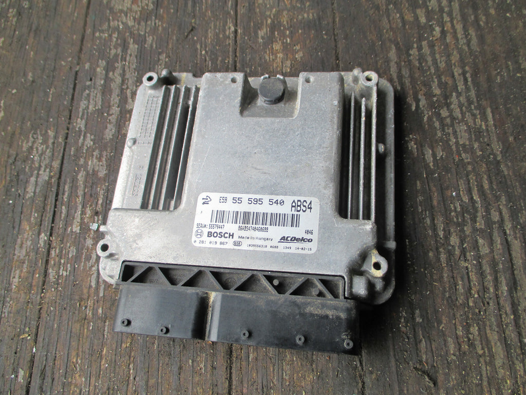 VAUXHALL INSIGNIA MK1 2015 2.0 DIESEL ECU ENGINE CONTROL MODULE UNIT 55595540