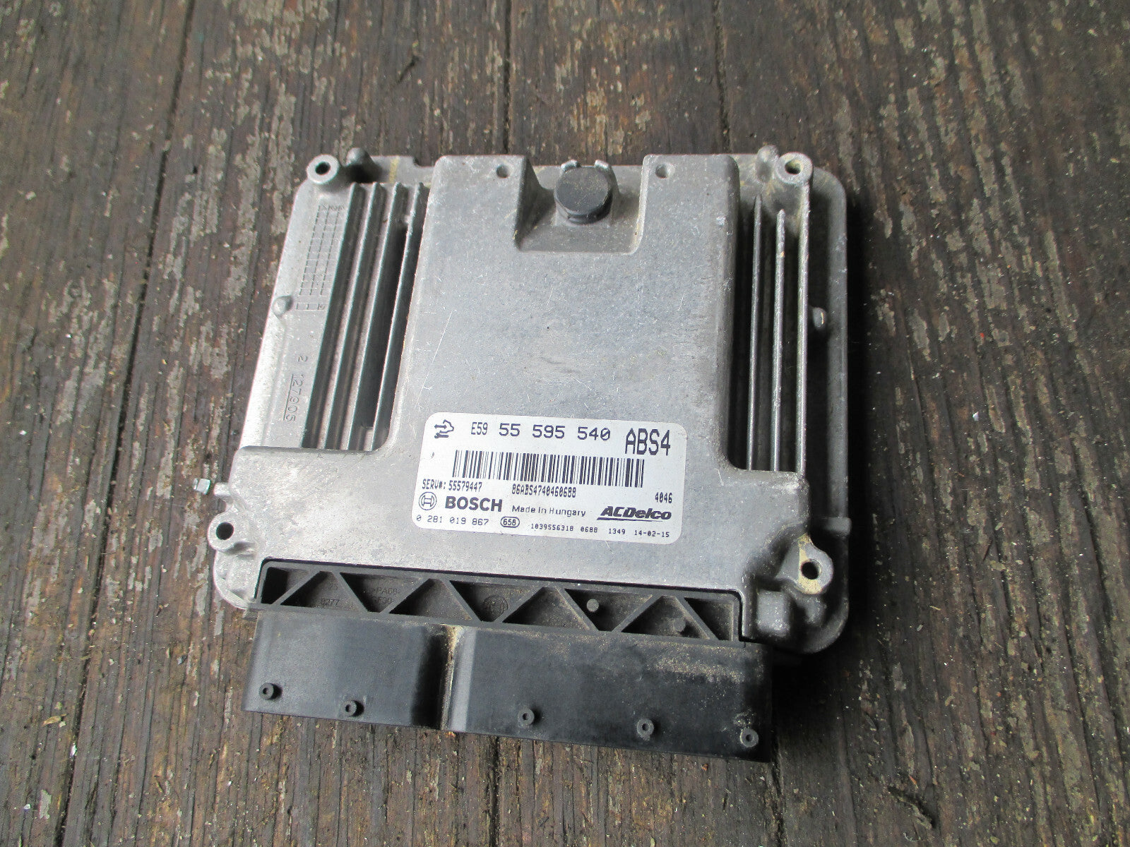 VAUXHALL INSIGNIA MK1 2015 2.0 DIESEL ECU ENGINE CONTROL MODULE UNIT 55595540