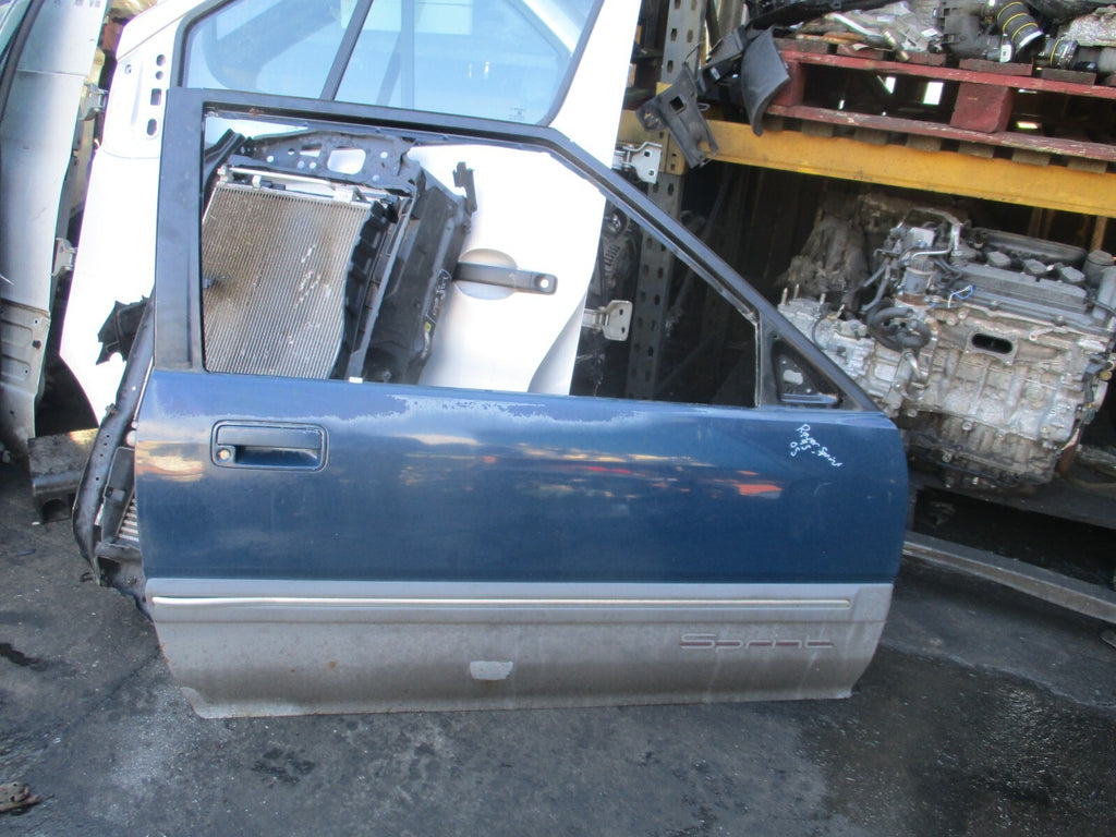 ROVER 200 R8 1993 3 DOOR OS DRIVER SIDE BARE DOOR BLUE
