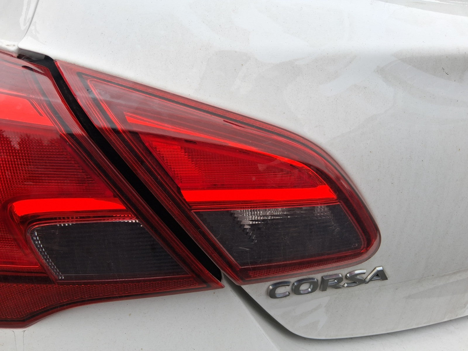 2019 VAUXHALL CORSA E 3 DOOR NSR PASSENGER SIDE REAR INNER TAIL LIGHT LAMP