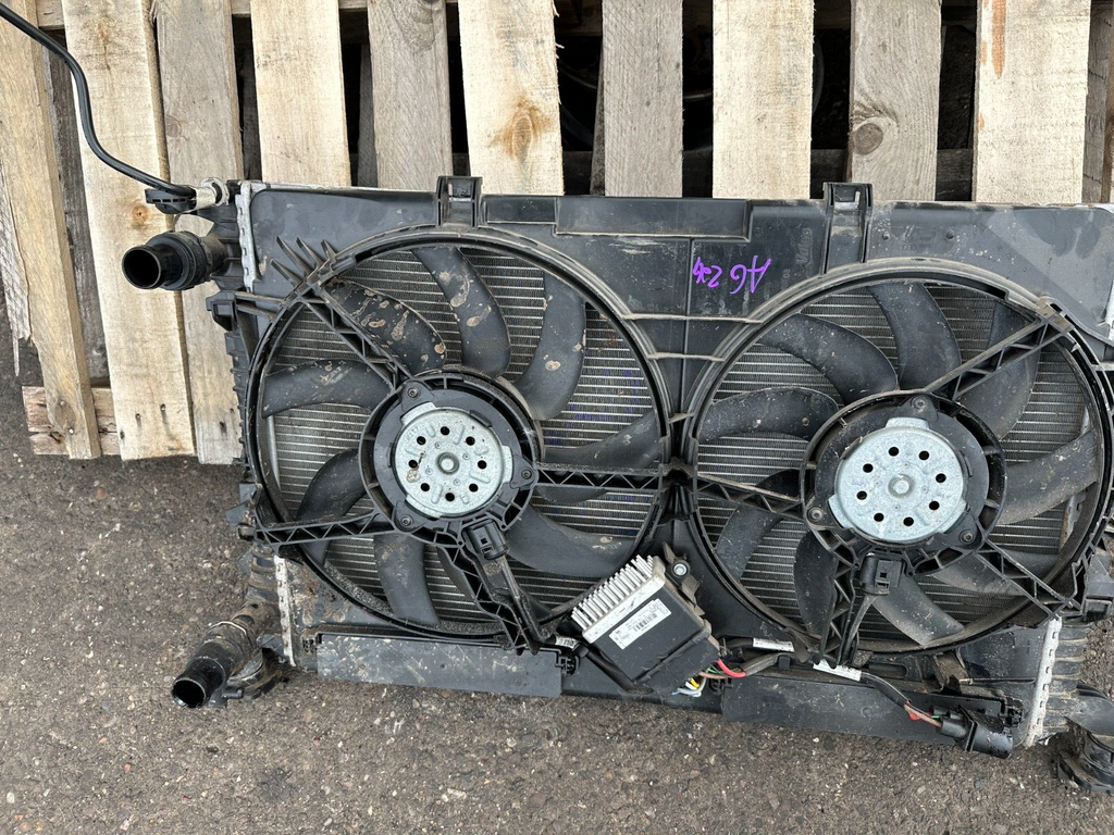 2017 AUDI A6 C7 2.0 DIESEL AUTO RAD PACK WATER RADIATOR COOLANT AC CONDENSER