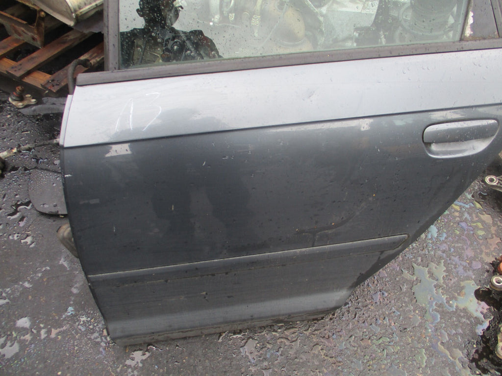 2006 AUDI A3 8P NSR PASSENGER SIDE REAR COMPLETE DOOR GREY MET LX7Z