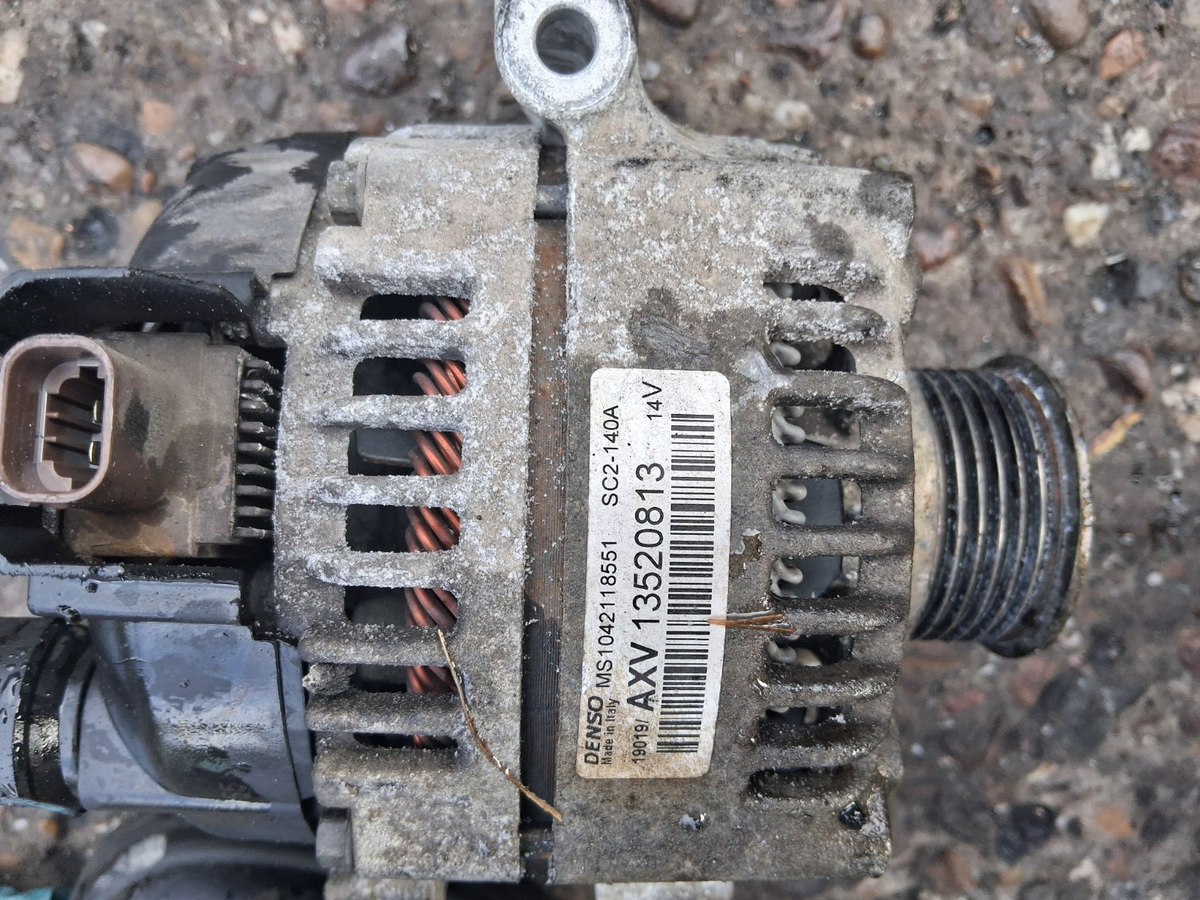 2019 VAUXHALL ASTRA K 1.6 DIESEL ALTERNATOR 13520813
