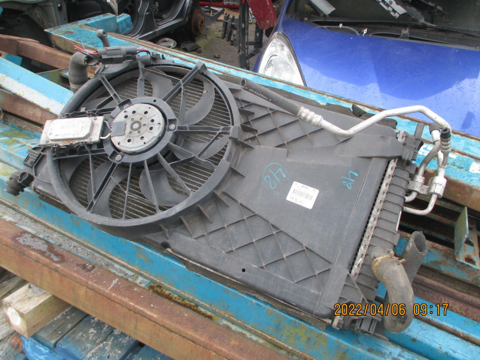 FORD FOCUS MK2 1.6 RADIATOR RAD PACK FAN AC 3M5H8C607RG RP 48