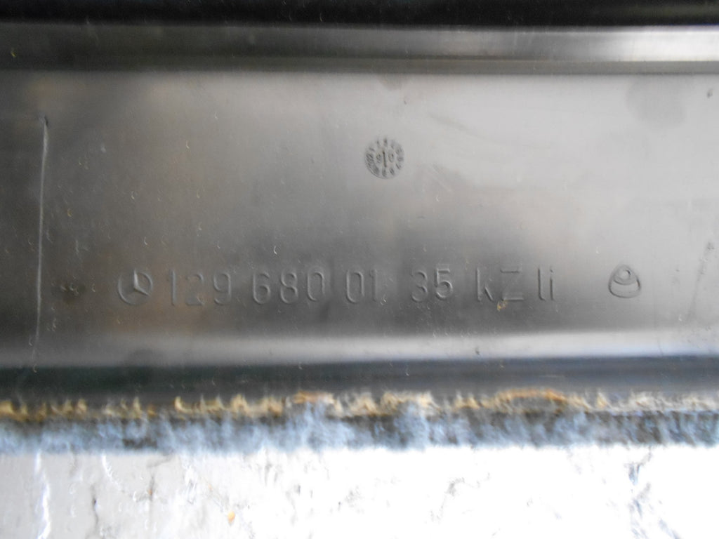 MERCEDES 300SL 1990 DOOR CILL BLACK NSF PASSENGER SIDE 1296800135