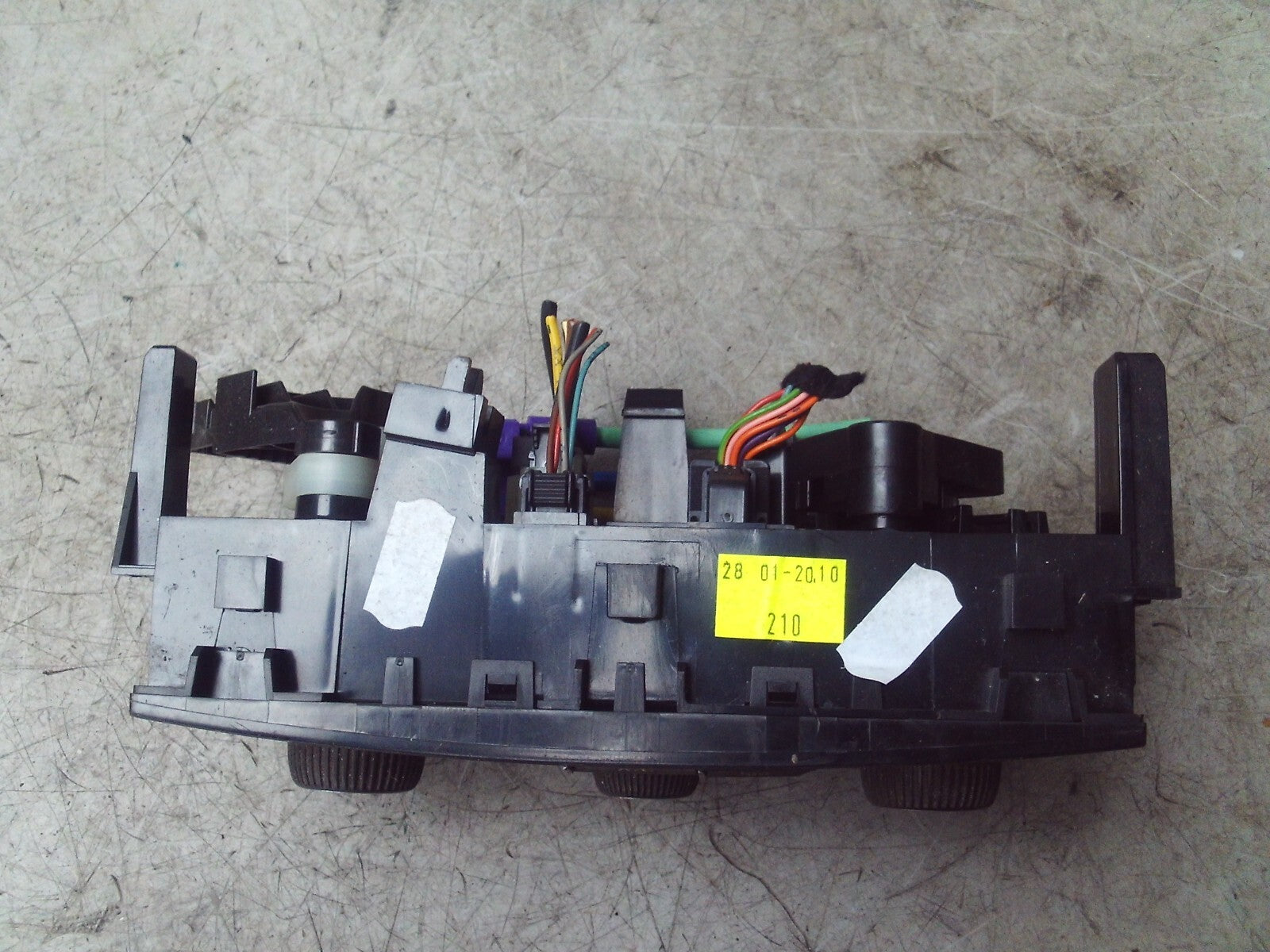 2010 PEUGOET 207 AC HEATING CONTROL SWITCH PANEL N107405N