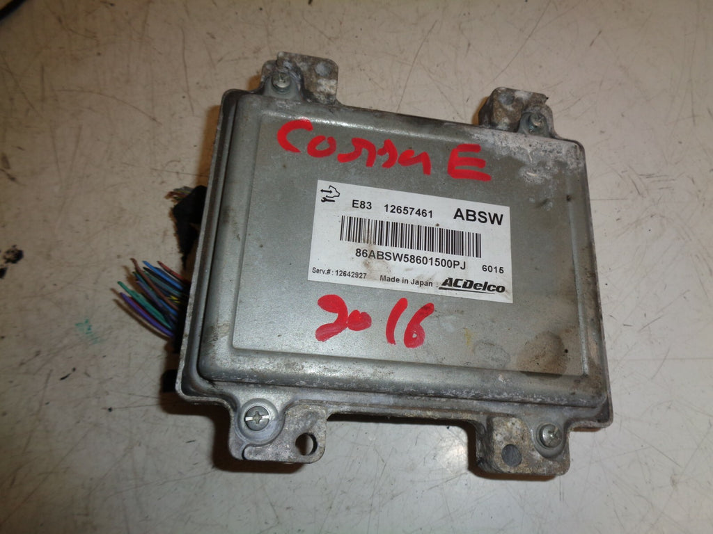 VAUXHALL CORSA E 2016 1.4 PETROL ENGINE CONTROL ECU MODULE 12657461