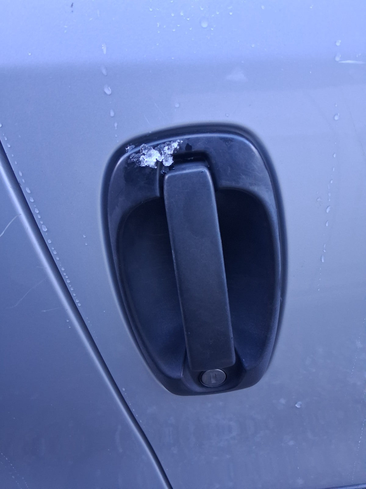 2015 VAUXHALL COMBO D OSF DRIVER SIDE FRONT RIGHT EXTERIOR DOOR HANDLE