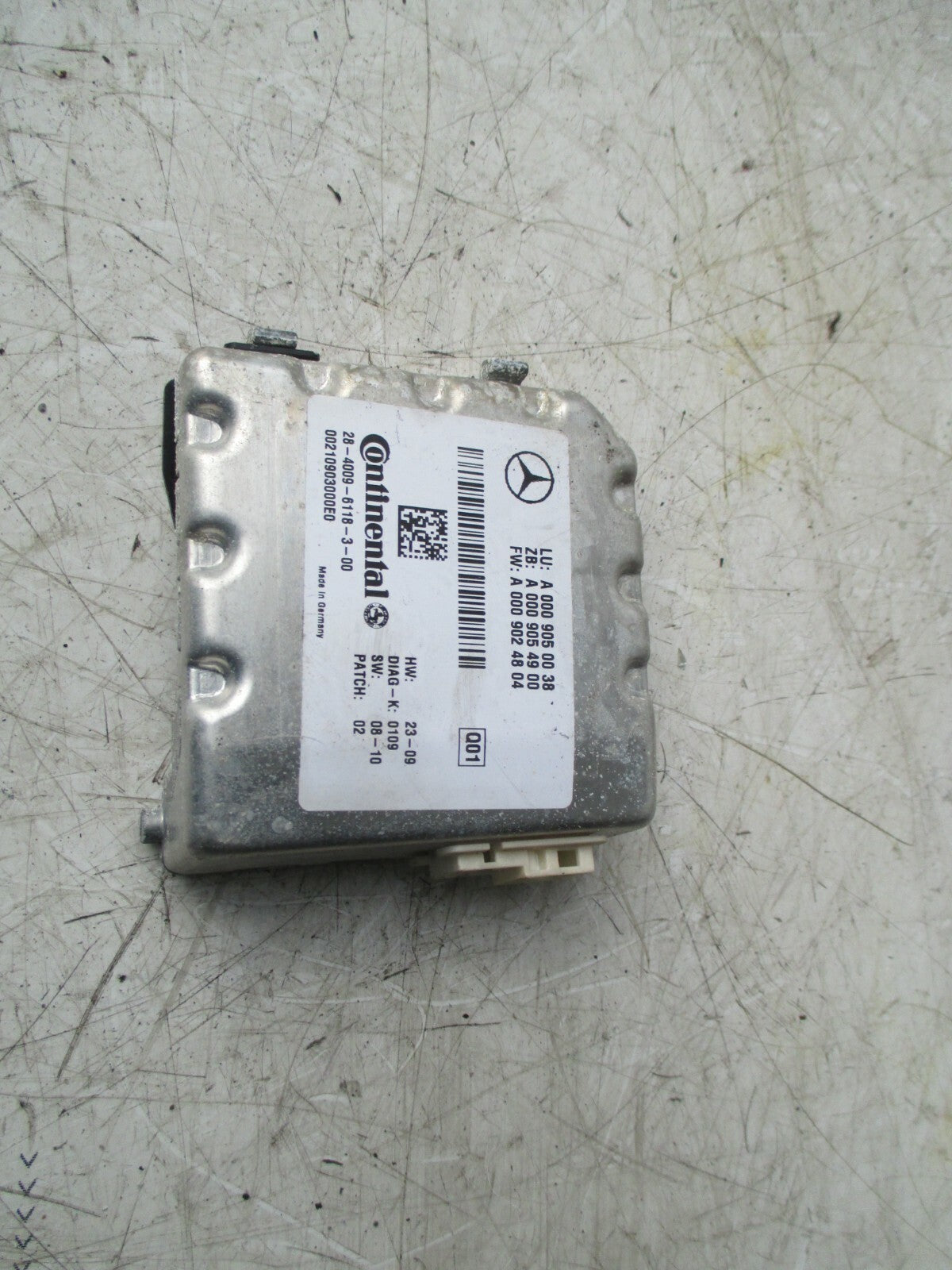 MERCEDES E CLASS W212 2010 WINDSCREEN CAMERA MODULE A00090520038