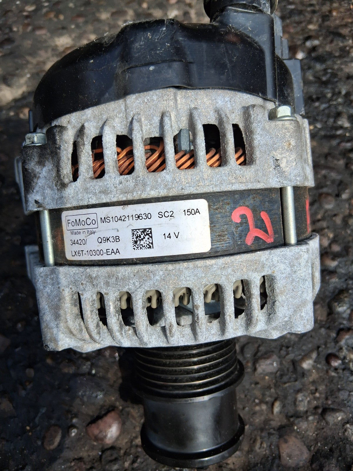 2021 FORD FIESTA MK8 ALTERNATOR LX6T10300EAA