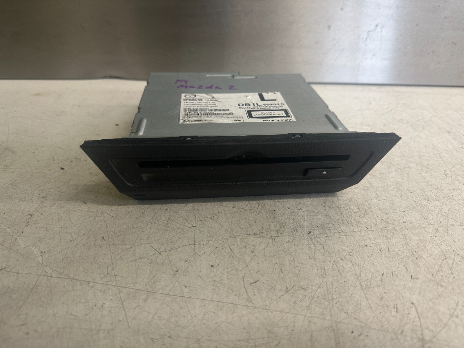 2019 MAZDA 2 DJ MK3 CD PLAYER STEREO HEAD UNIT RADIO MD4954 /46