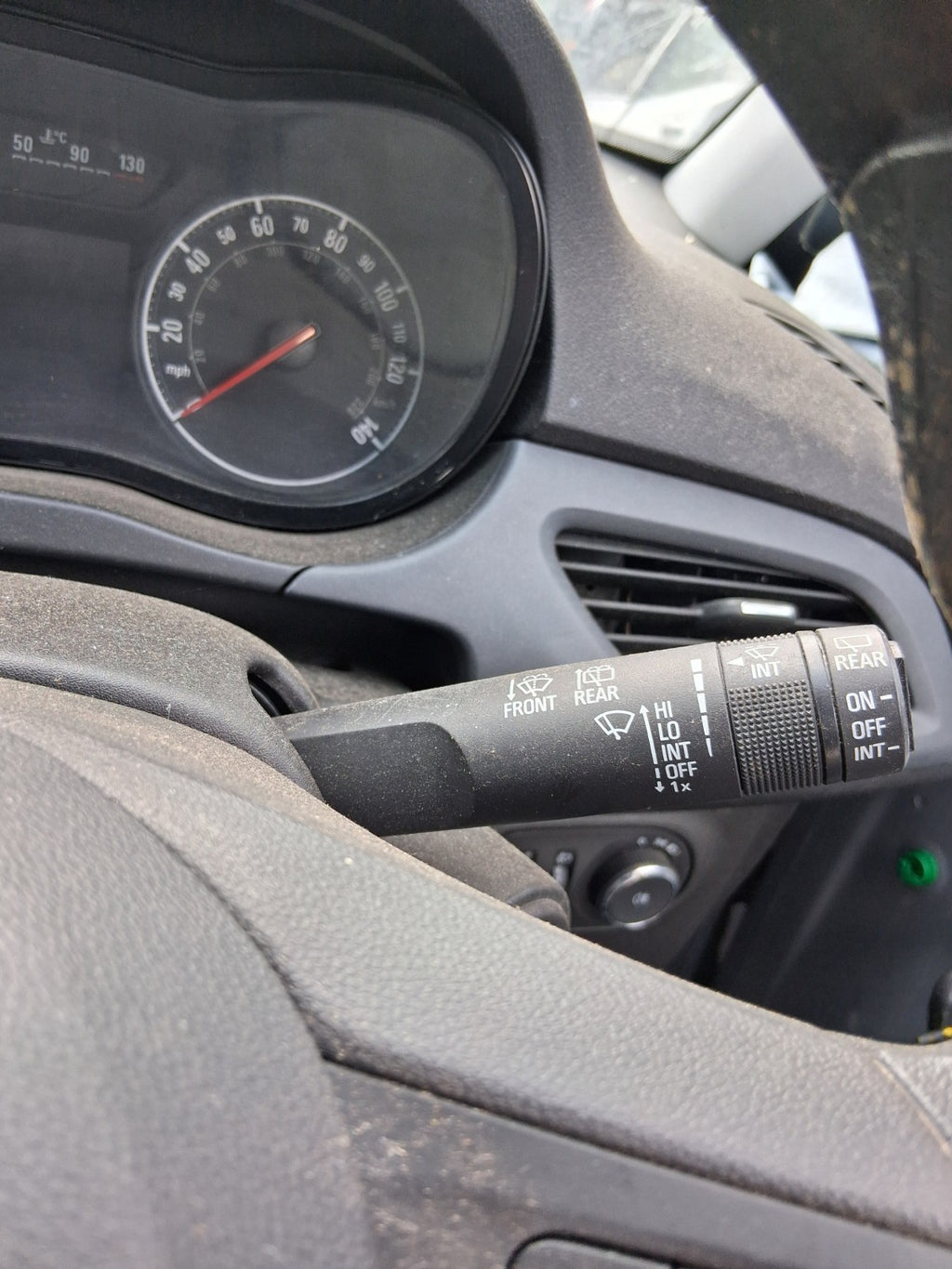 2017 VAUXHALL CORSA E 3 DOOR INDICATOR WIPER COMBINATION SWITCH STALK SQUIB RING