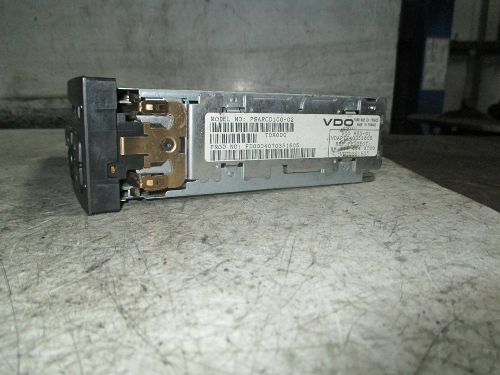 PEUGEOT PARTNER MK1 2004 RADIO CD PLAYER STEREO HEAD UNIT 96514684XT