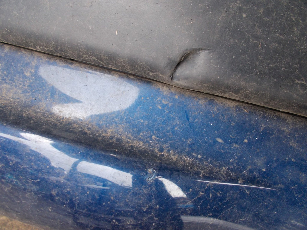 2006 PEUGEOT 207 HATCHBACK REAR BACK PLASTIC BUMPER BLUE