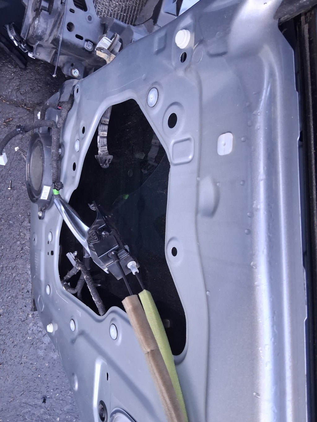 2013 MAZDA CX 5 MK1 OSR DRIVER SIDE REAR RIGHT BARE DOOR LIQUID SILVER P38