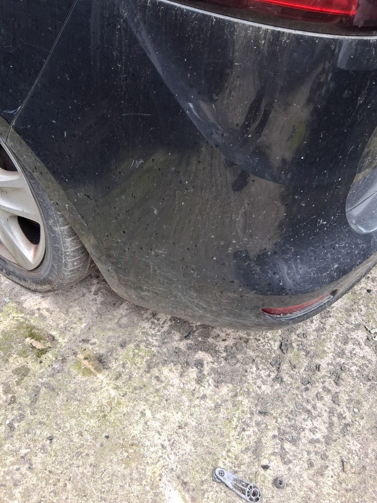 2014 VAUXHALL ZAFIRA TOURER C MK3 COMPLETE REAR BUMPER CARBON FLASH METALLIC 22C