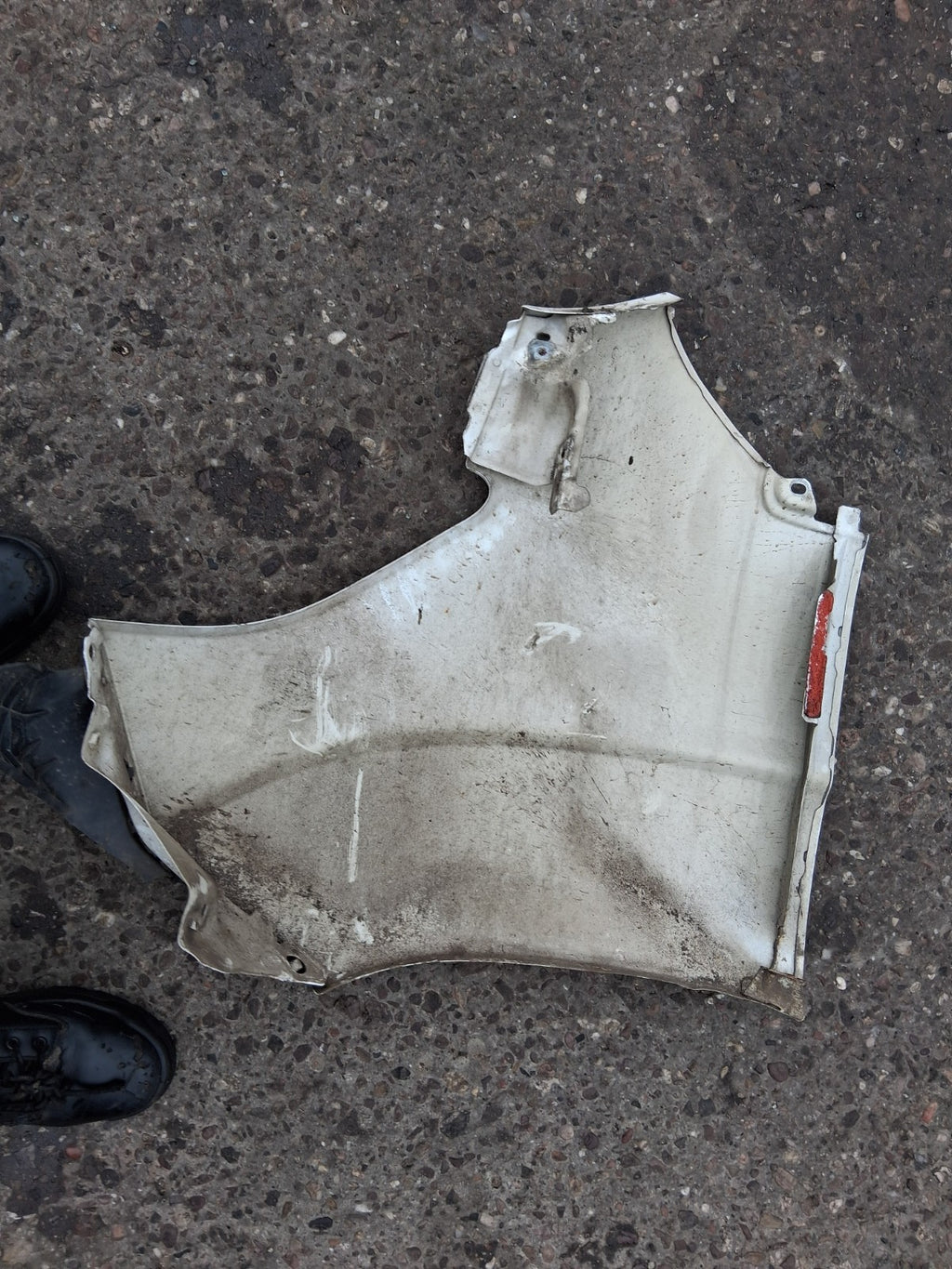2016 PEUGEOT BOXER MK3 OSF DRIVER SIDE FRONT RIGHT WING PANEL WHITE