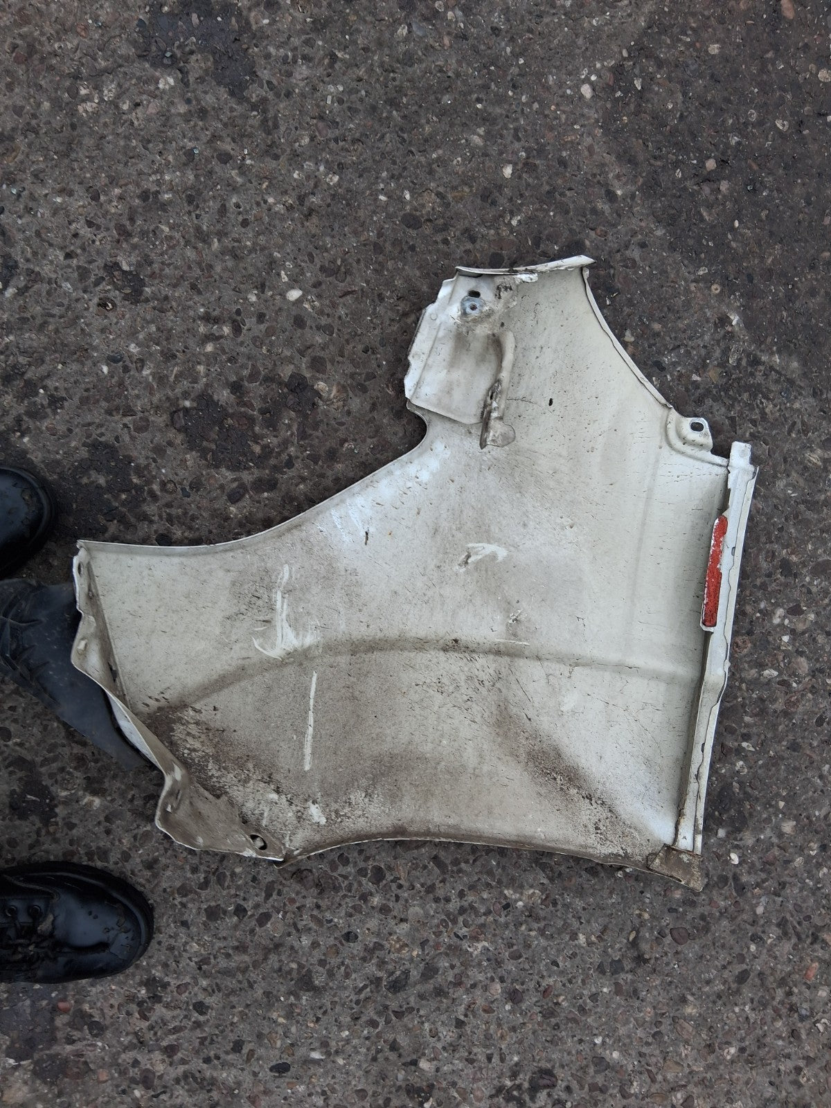 2016 PEUGEOT BOXER MK3 OSF DRIVER SIDE FRONT RIGHT WING PANEL WHITE