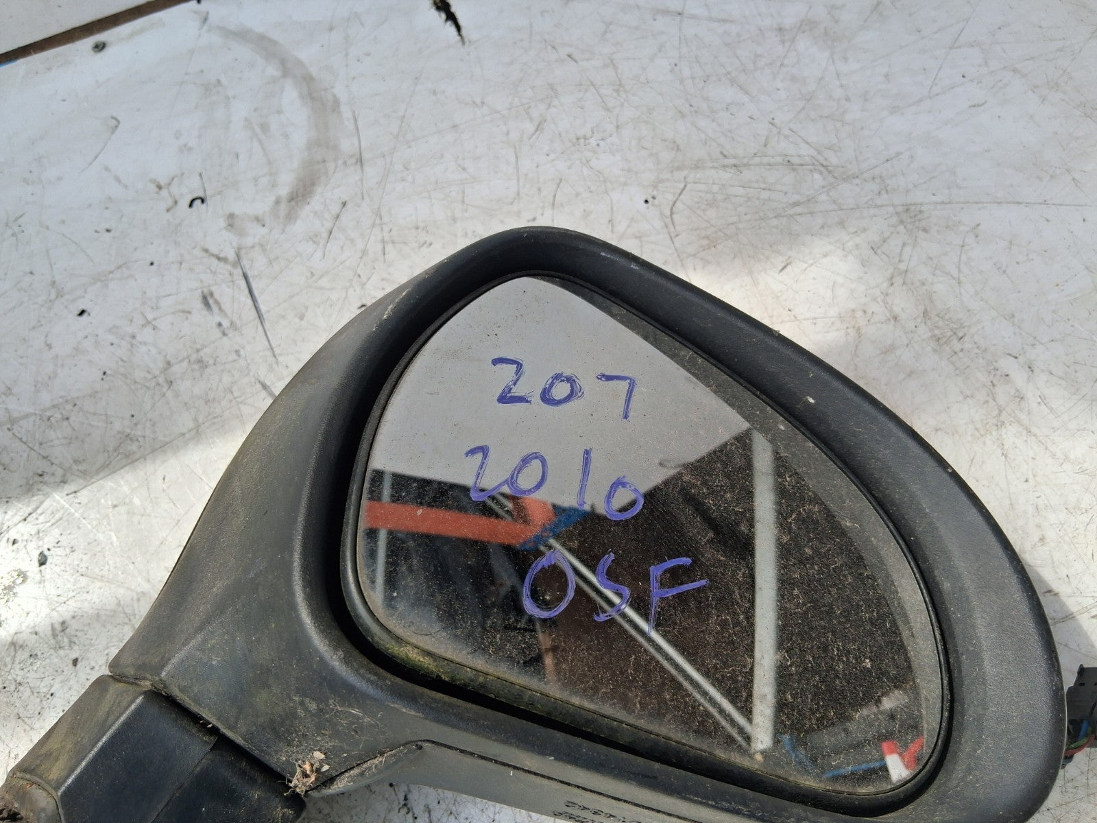 2010 PEUGEOT 207 OSF DRIVER SIDE FRONT RIGHT WING MIRROR 96806501XT