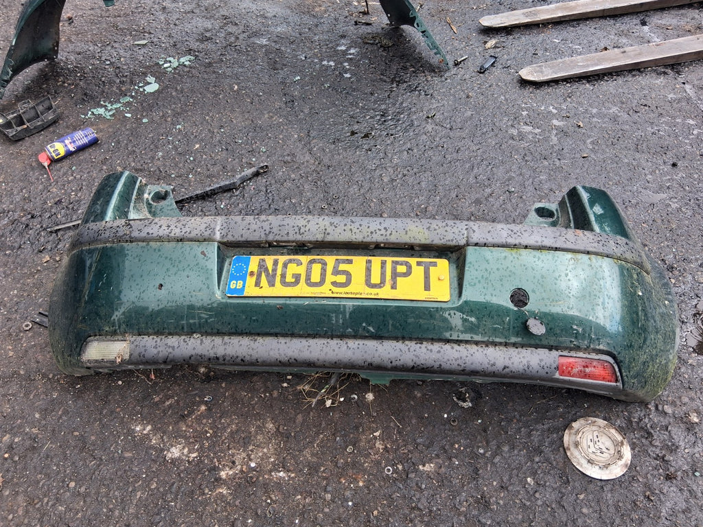 CITROEN C4 2005 MK1 5 DOOR REAR BUMPER COMPLETE GREEN