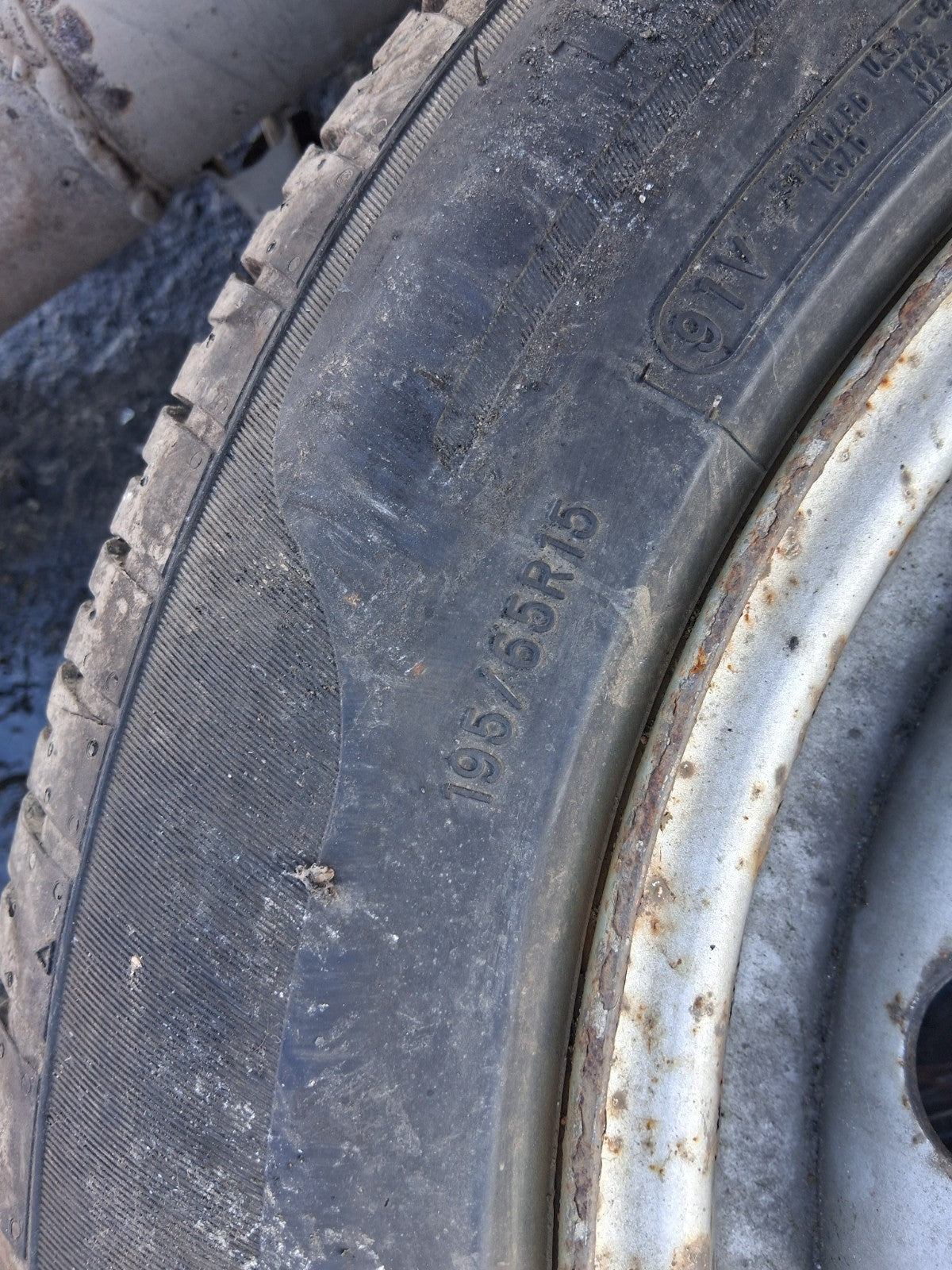 2023 RENAULT MASTER MK3 15 INCH STEEL WHEEL WITH TYRE 195/65R15