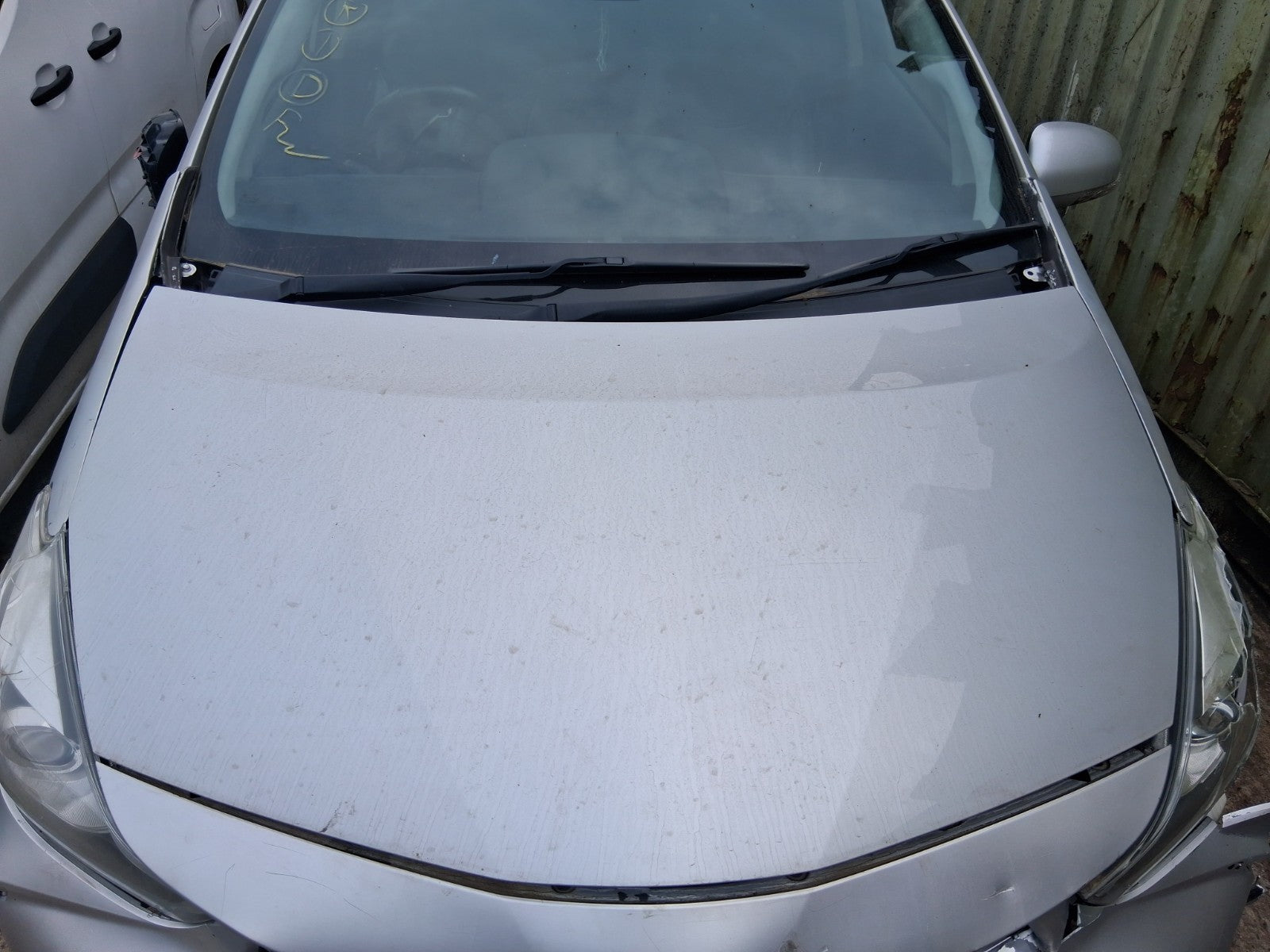 2018 TOYOTA PRIUS V PLUS XW40 FRONT BONNET HOOD PANEL SILVER