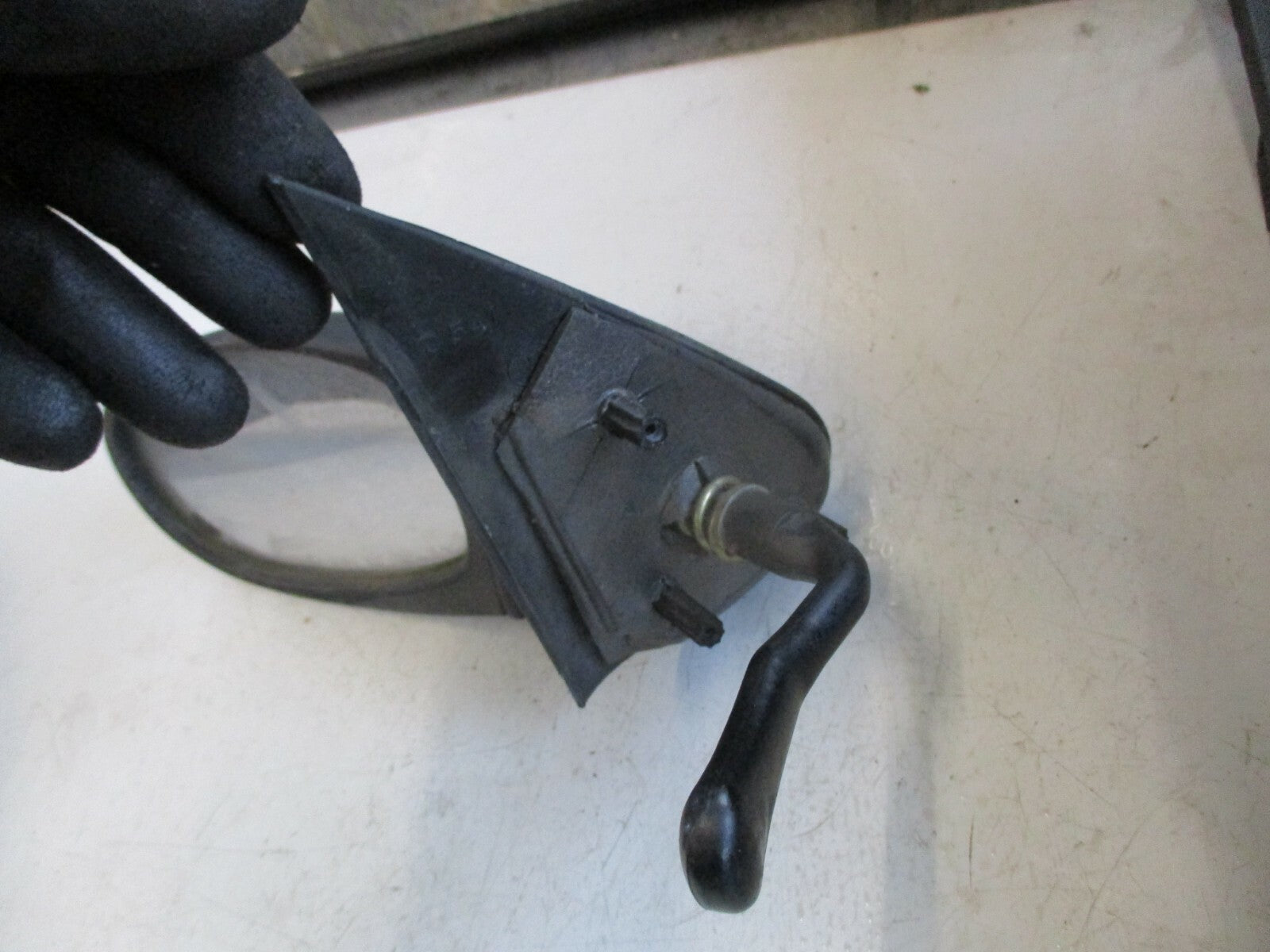 FIAT SEICENTO 2002 NS PASSENGER SIDE DOOR WING MIRROR MANUAL BLACK