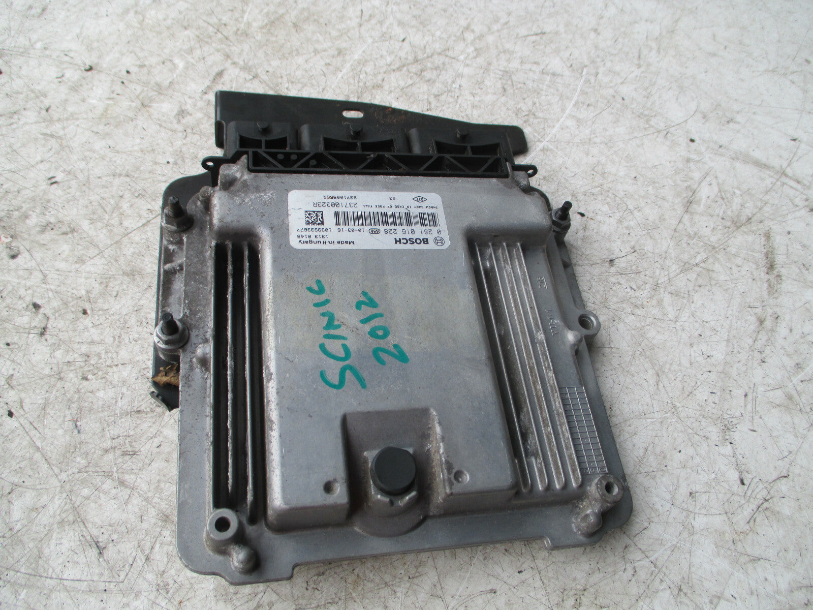 RENAULT SCENIC MK3 2012 ECU ENGINE CONTROL MODULE UNIT 237100323R