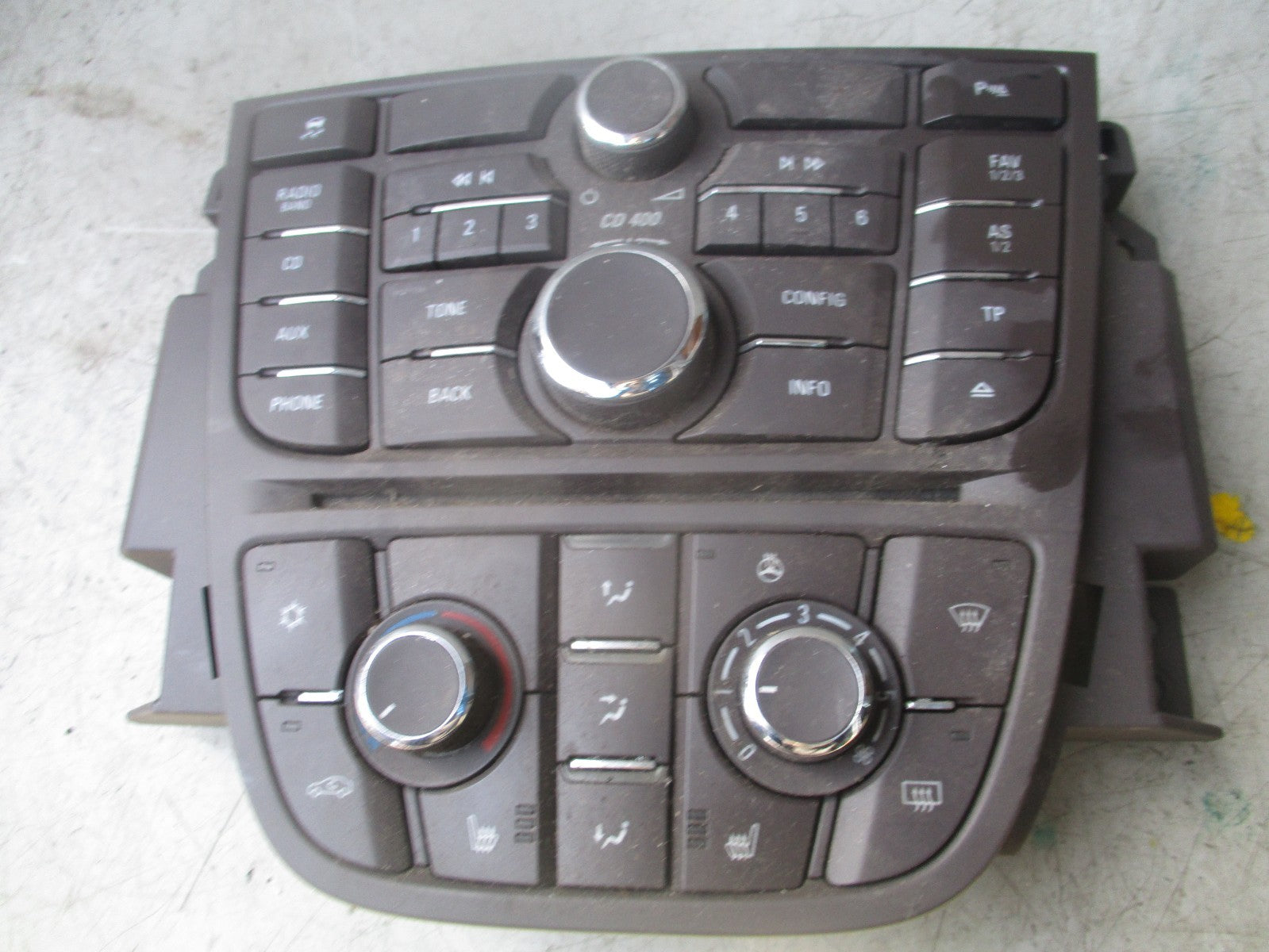 2014 VAUXHALL MERIVA RADIO CD PLAYER SWITCH PANEL CONTROL 13362777