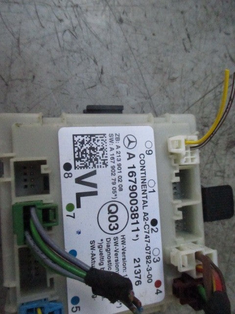 2021 MERCEDES SPRINTER ECU CONTROL MODULE UNIT A1679003811