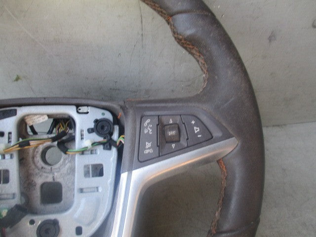 2014 VAUXHALL MERIVA MULTIFUNCTION STEERING WHEEL 13386800