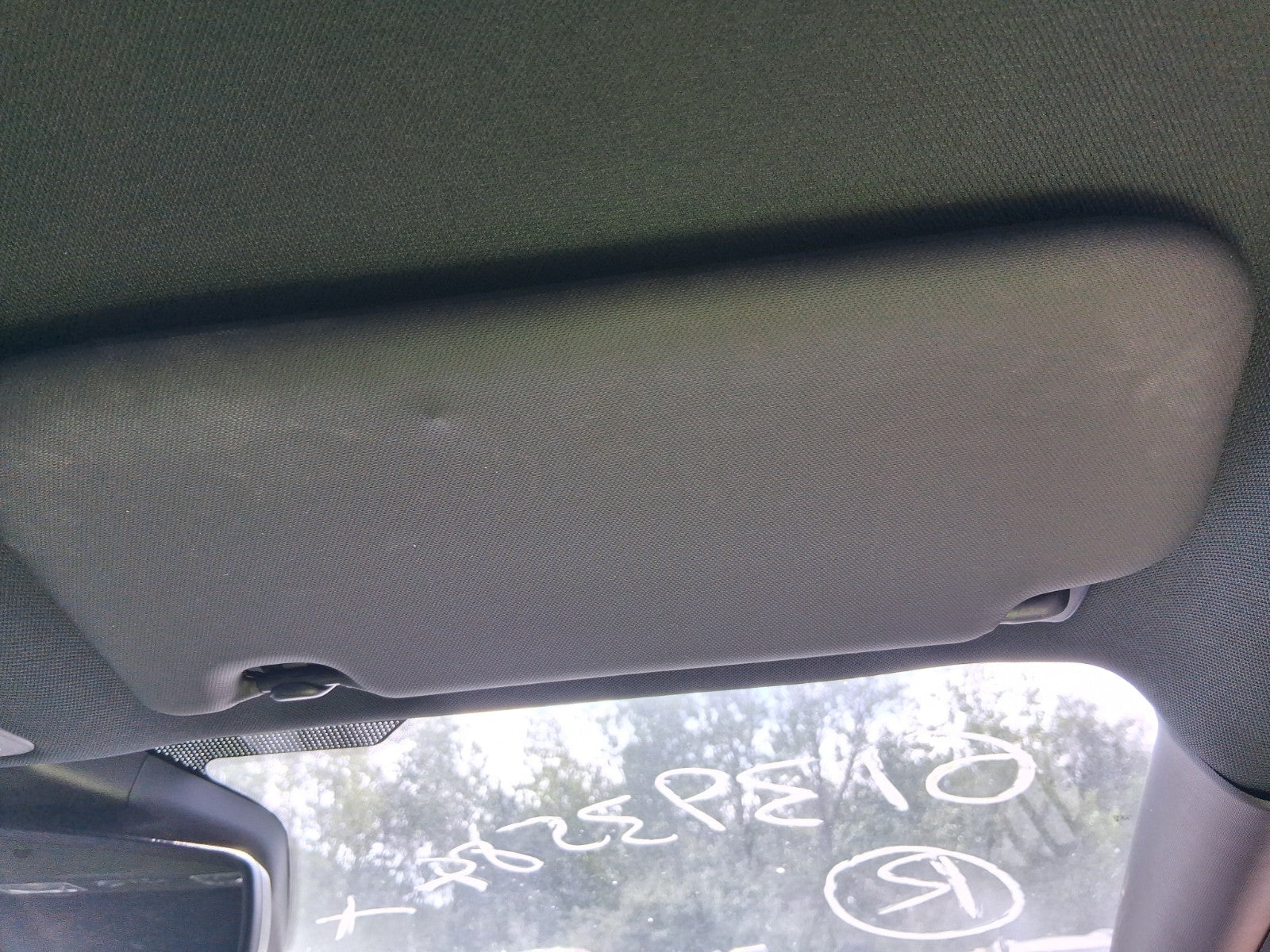 2023 FORD FIESTA MK8 OSF DRIVER SIDE FRONT RIGHT SUN VISOR SHADE