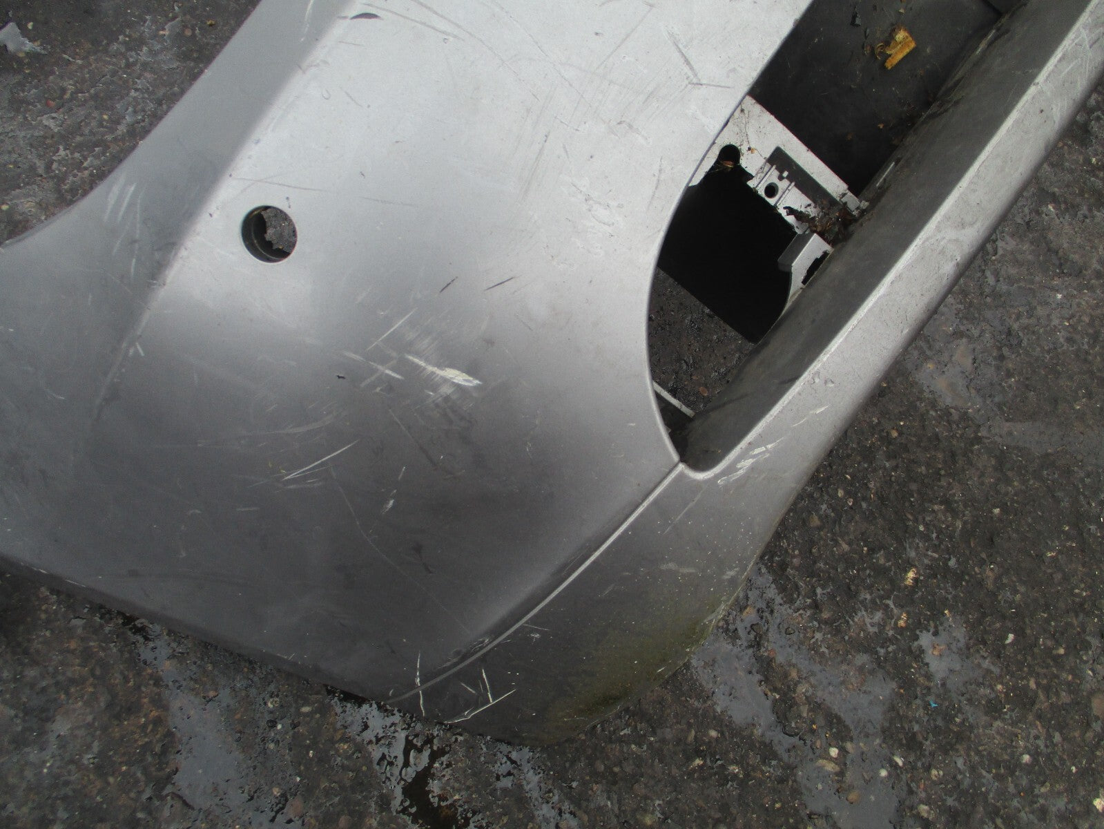 2005 BMW 5 SERIES E60 FRONT BUMPER BARE GREY SILVER