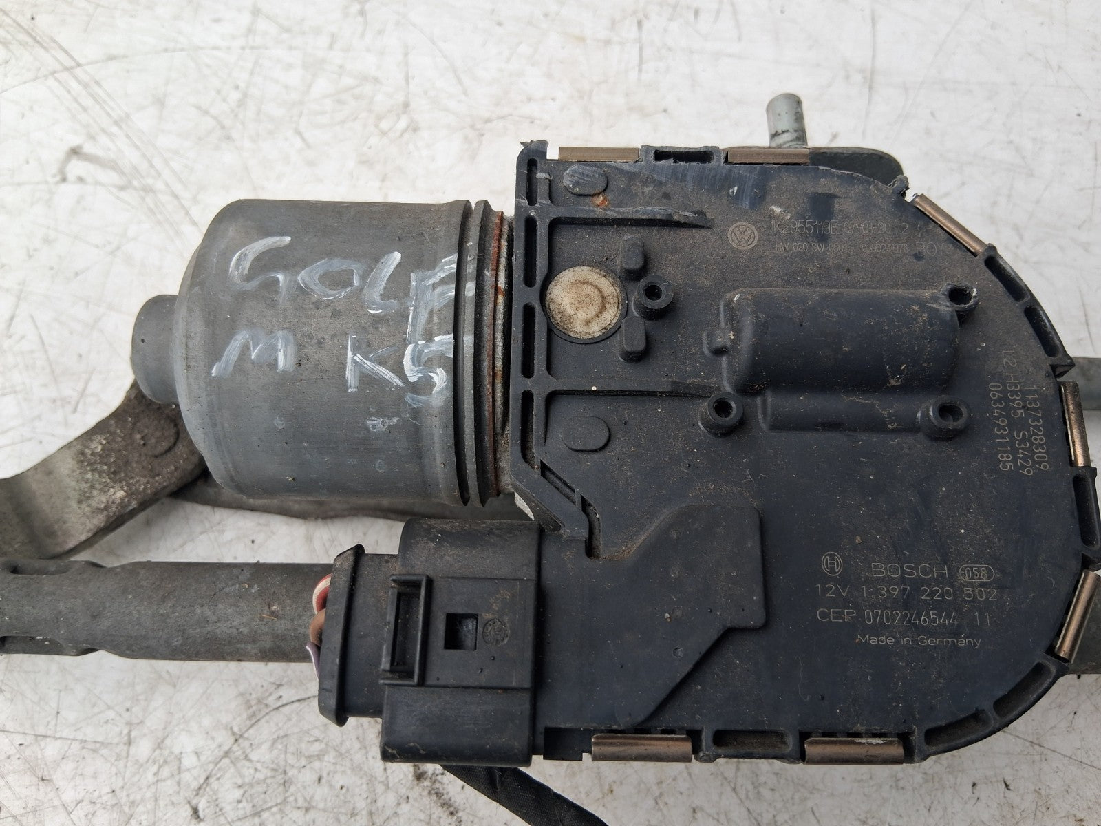 2010 BMW 5 SERIES F10 FRONT WINDSCREEN WIPER MOTOR LINKAGES 7272452