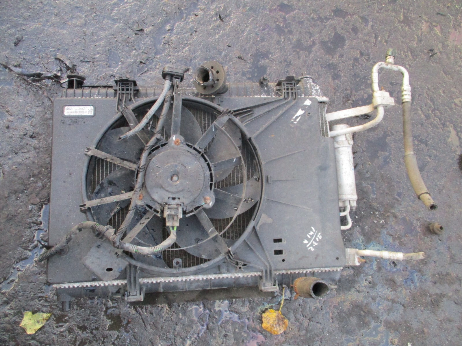 2017 FORD KA PLUS + MK3 1.2 PETROL RAD PACK RADIATOR AC CONDENSER COOLING FAN