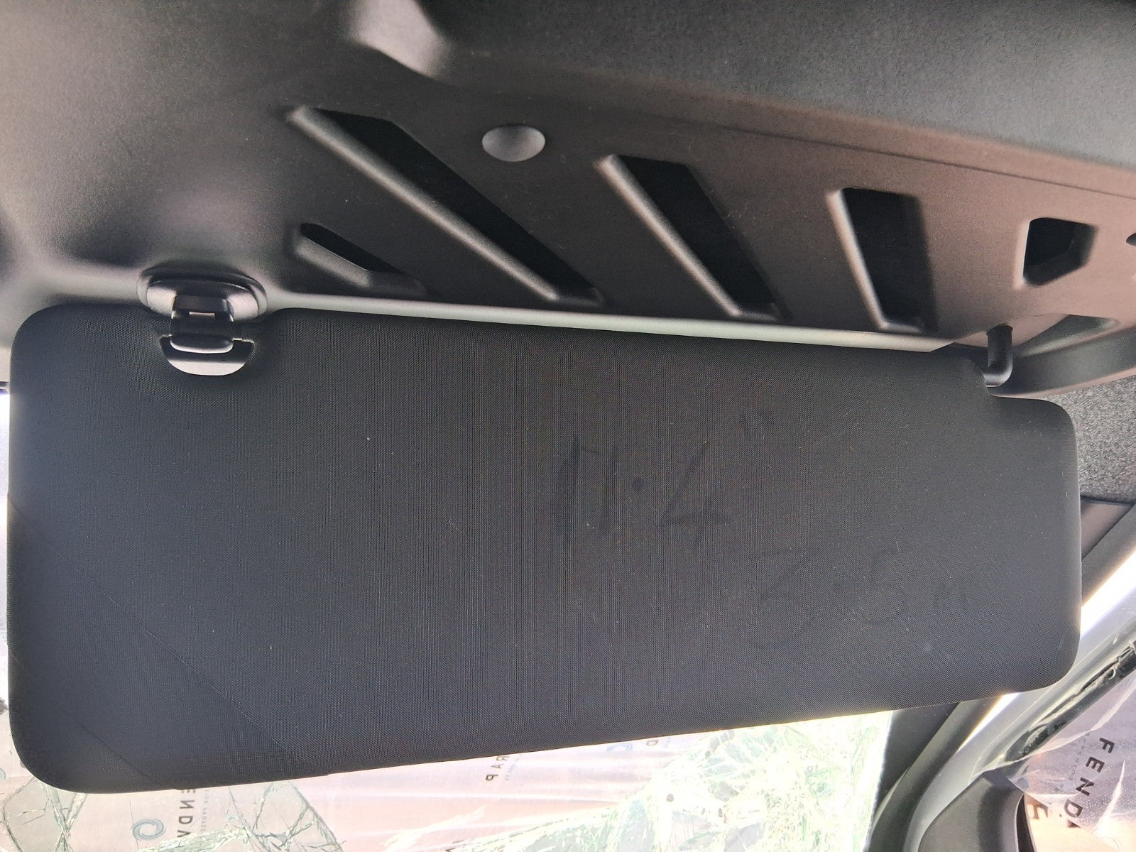 2025 RENAULT MASTER MK4 NSF PASSENGER SIDE FRONT SUN VISOR SHADE