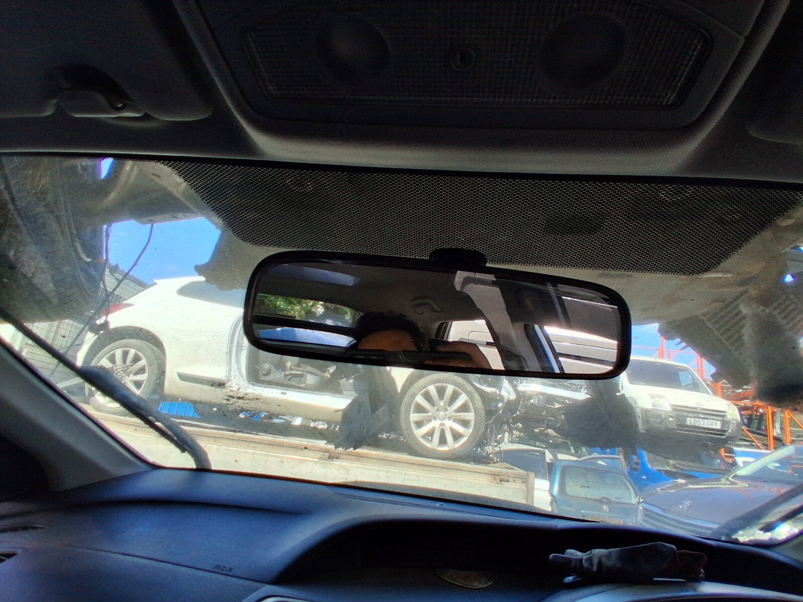 2007 HONDA CIVIC MK8 INTERIOR REAR VIEW MIRROR