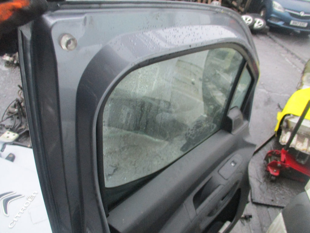 2019 CITROEN BERLINGO MK3 K9 NSF PASSENGER SIDE FRONT BARE DOOR GREY