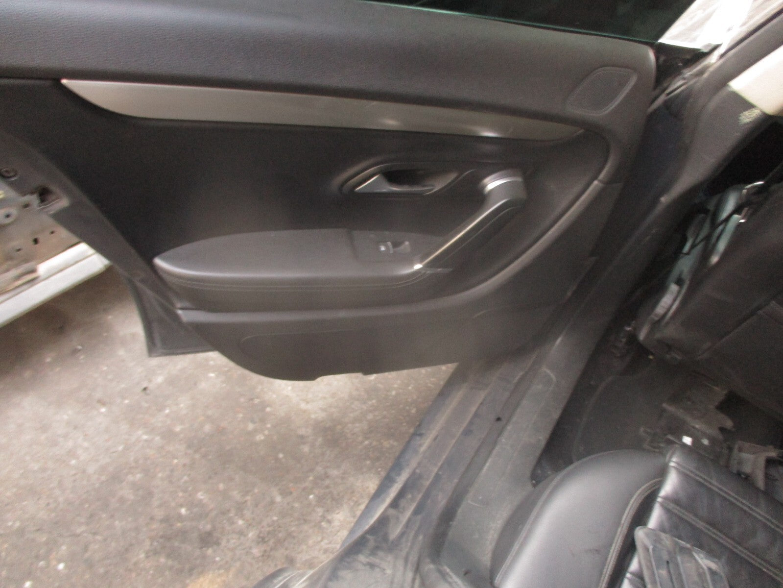 2012 VOLKSWAGEN PASSAT CC NSR PASSENGER SIDE REAR LEFT COMPLETE DOOR GREY LI7F