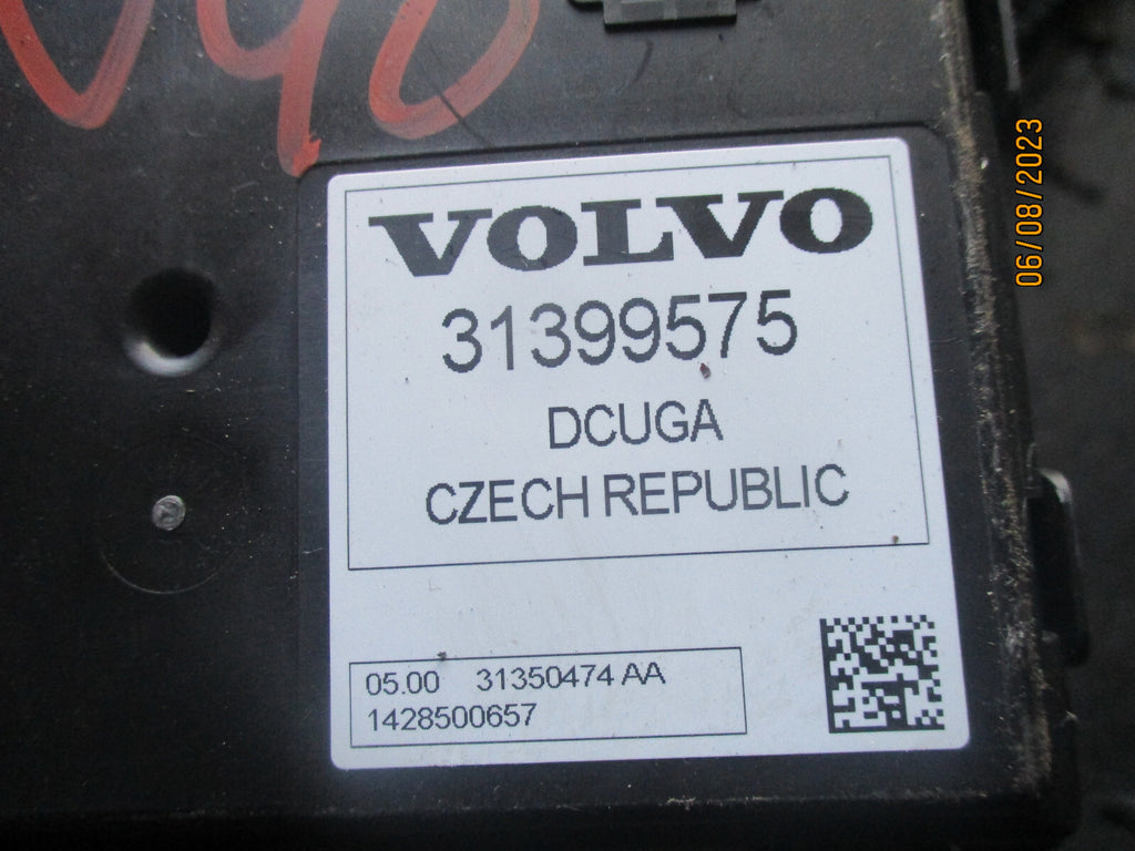 VOLVO V40 2017 TRAILER TOWING BAR CONTROL UNIT 31350474AA / 31399575