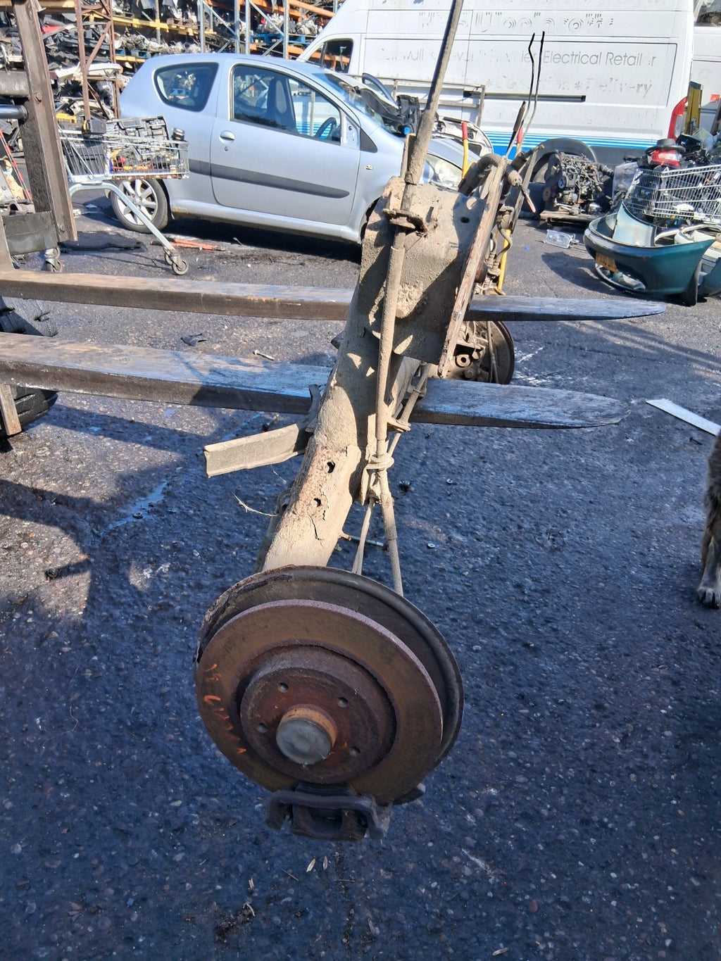 2018 MERCEDES BENZ CITAN W415 COMPLETE REAR AXLE DISC TYPE
