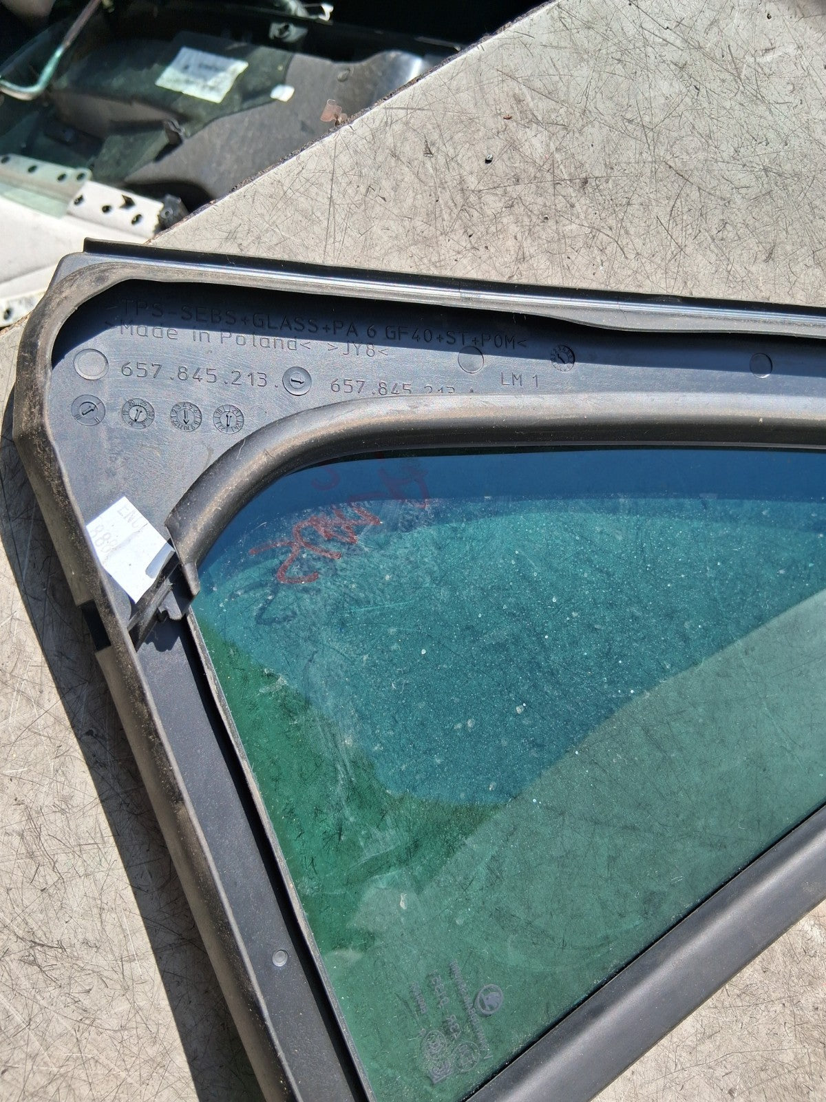 2021 SKODA SCALA GUARD WINDOW GLASS 43R-01351