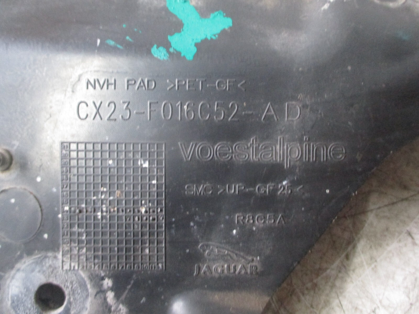 JAGUAR XF 2015 3.0 DIESEL BULKHEAD COVER INSULATOR PANEL CX23F016C52AD
