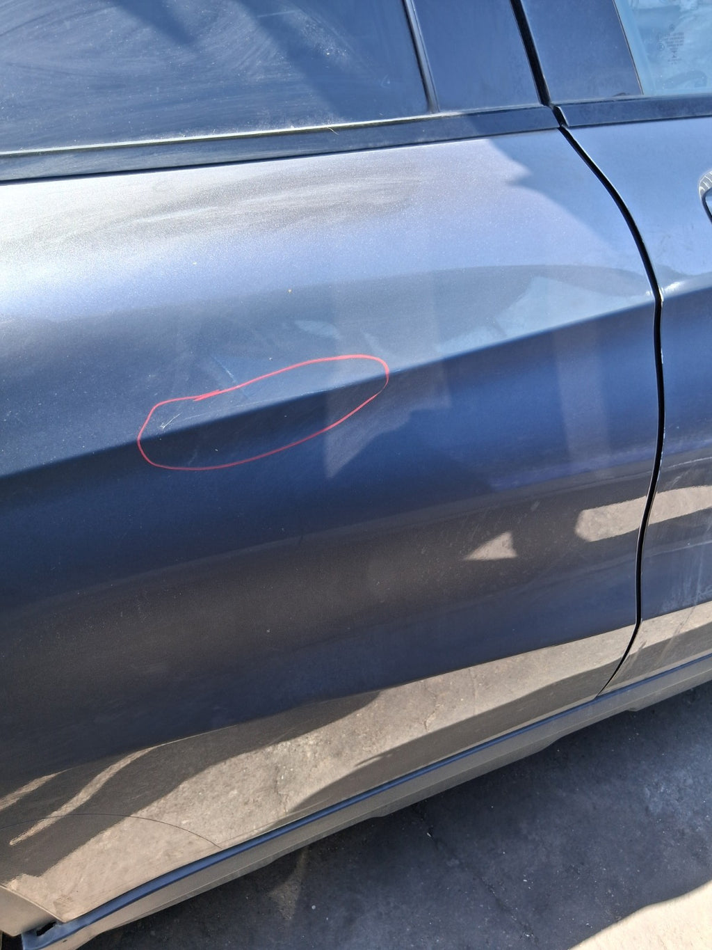 2019 MERCEDES BENZ GLA 180 X156 OSR DRIVER SIDE BARE DOOR MOUNTAIN GREY 787
