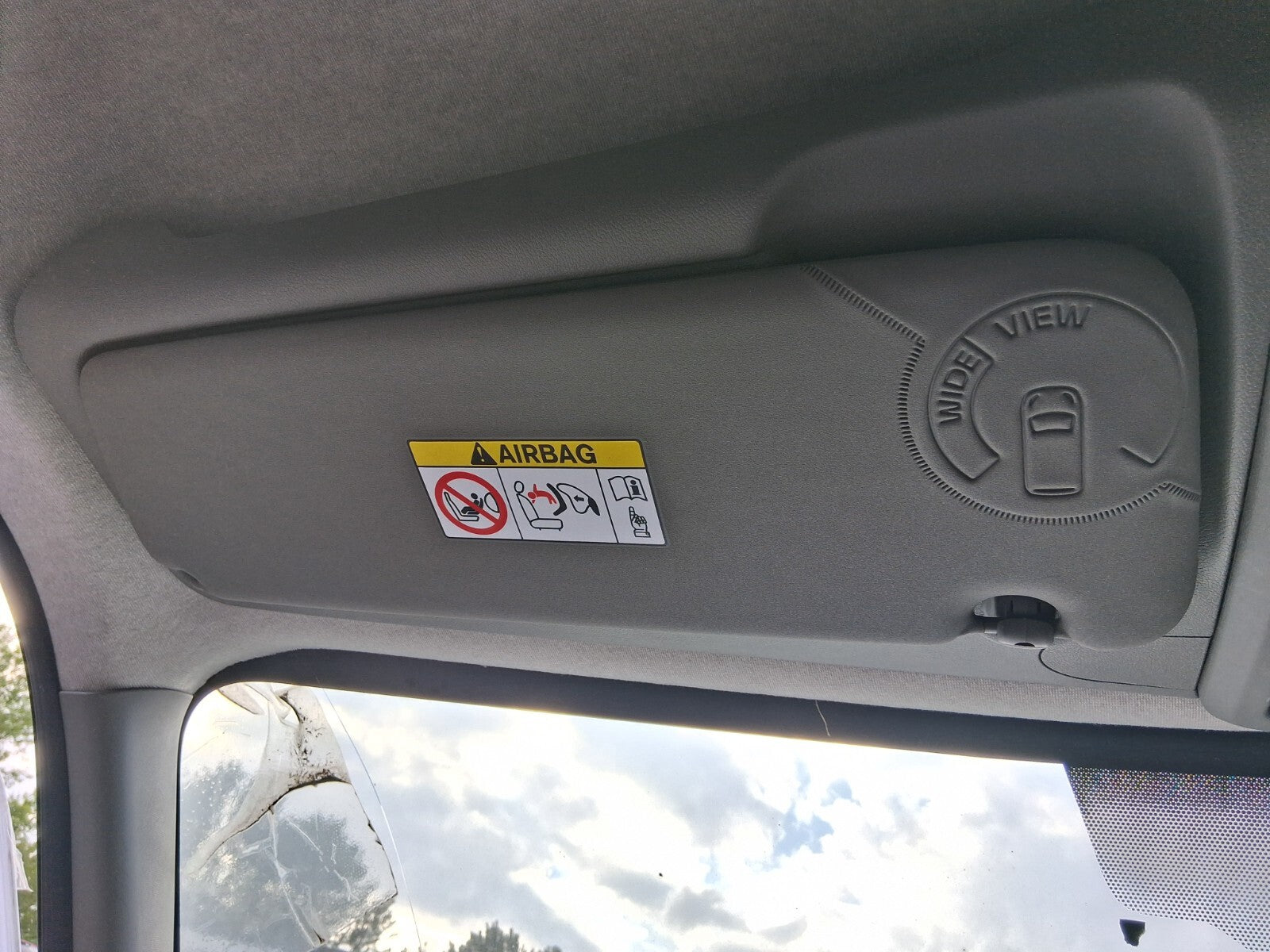 2024 NISSAN INTERSTAR MK2 MASTER MK3 NS PASSENGER SIDE FRONT SUN VISOR
