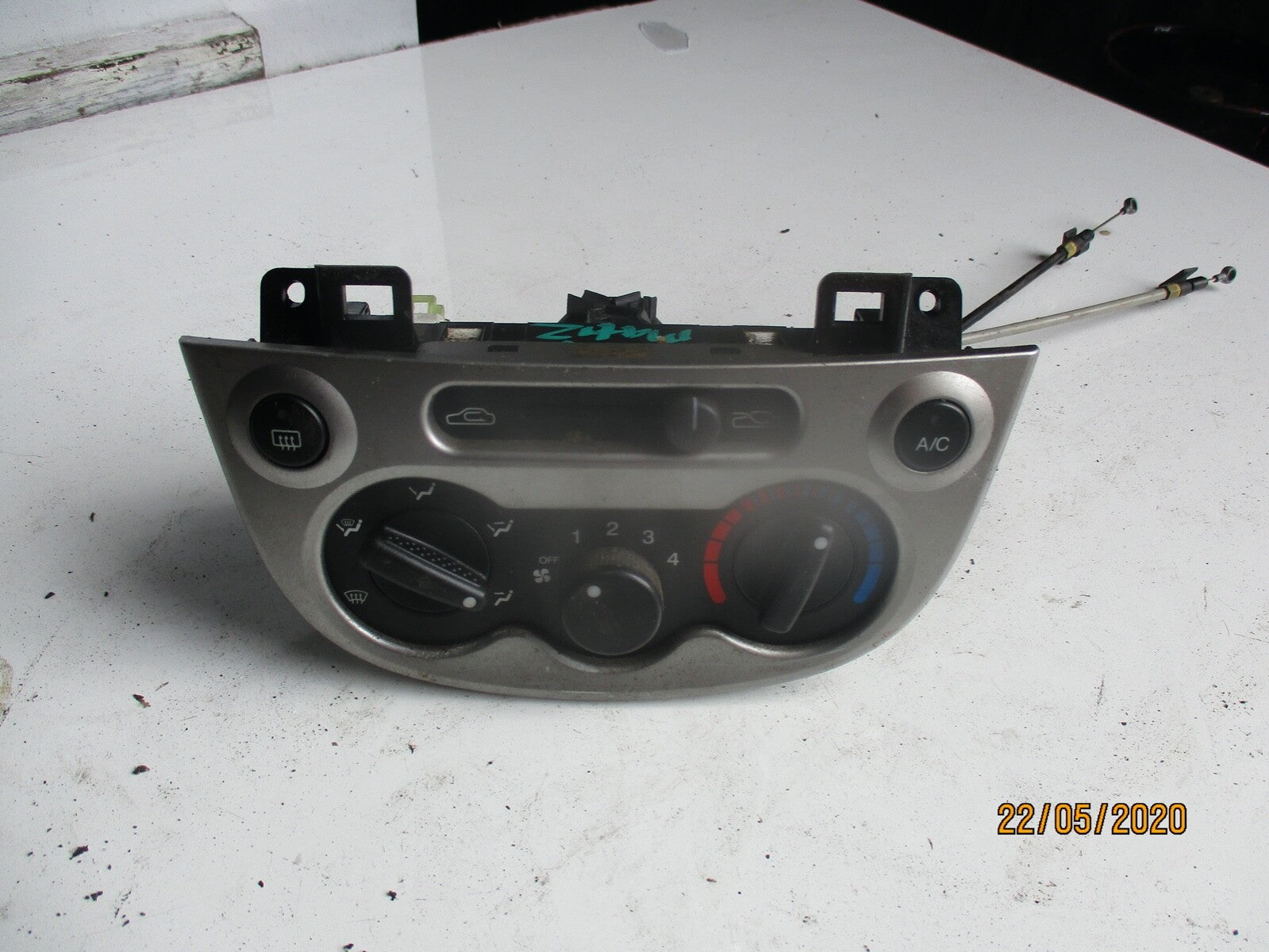 CHEVROLET MATIZ MK2 2005 - 2009 HEATER CONTROL UNIT SURROUND TRIM