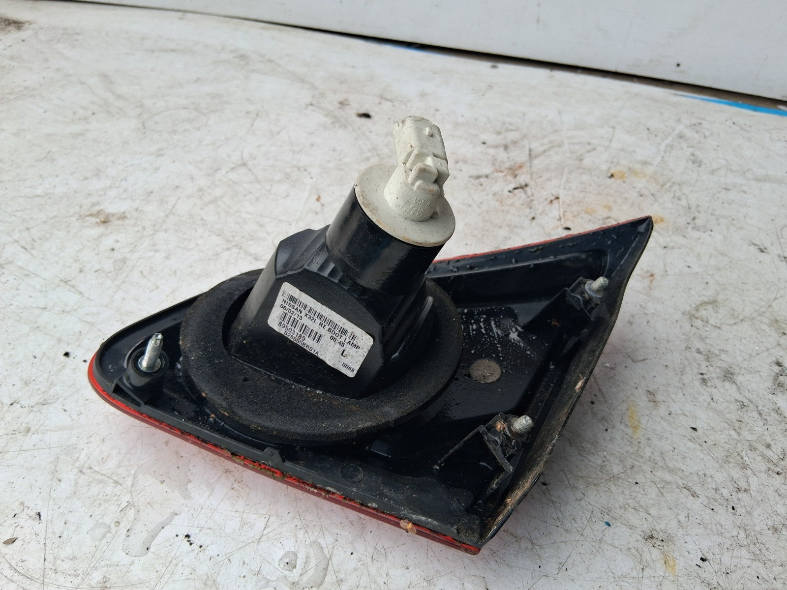 2013 NISSAN QASHQAI J10 NSR PASSENGER SIDE REAR LEFT INNER TAIL LIGHT 89503189