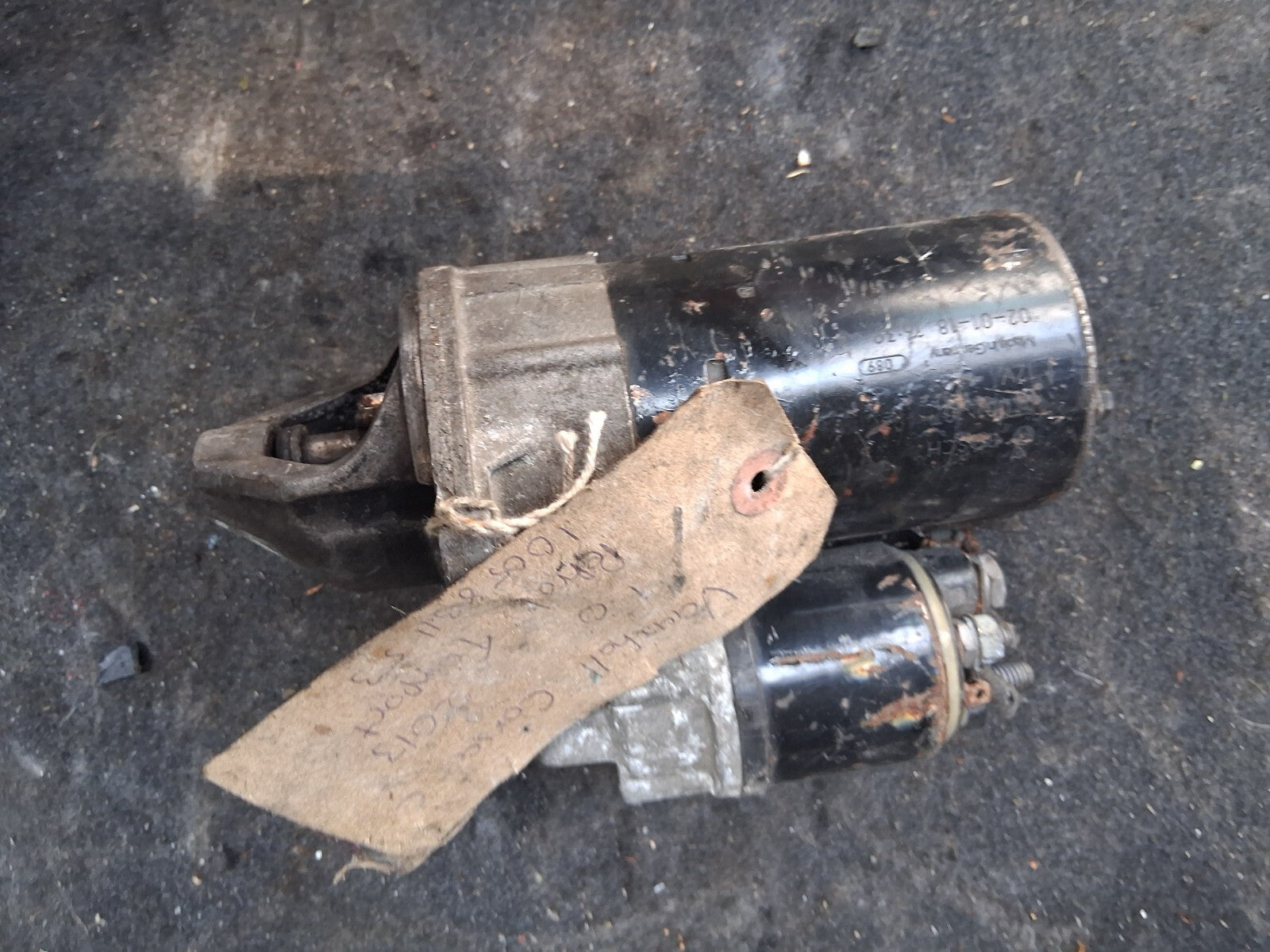 VAUXHALL CORSA C 2013 1.0 PETROL STARTER MOTOR
